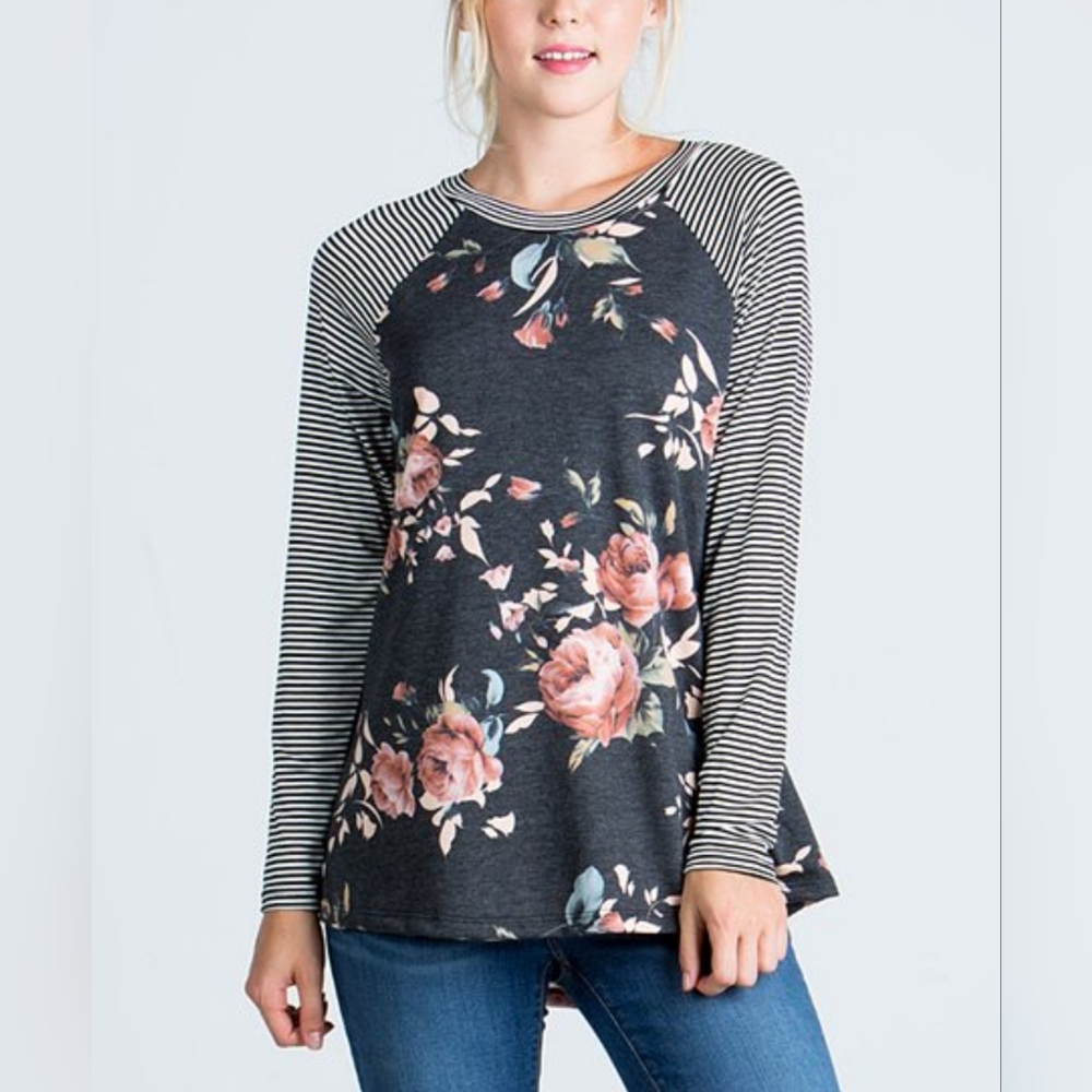 ✅️ Chic Soul 1X Floral High Low Top